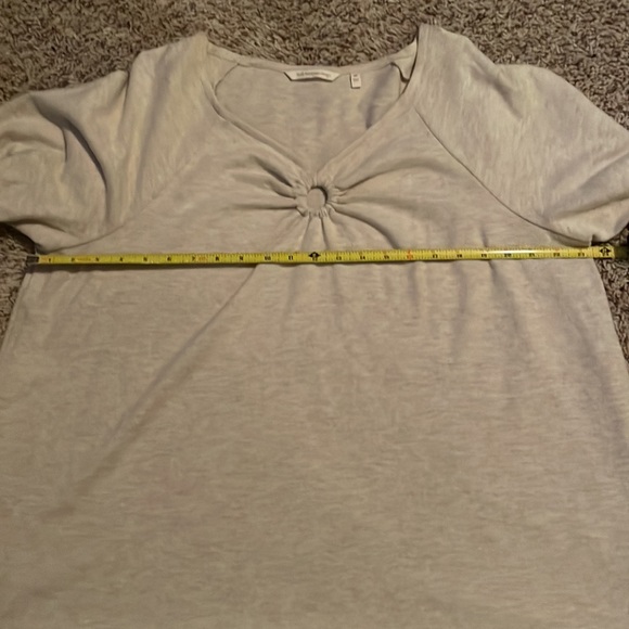 Soft Surroundings - long sleeve pullover with peephole neckline, size 2X - Picture 7 of 10